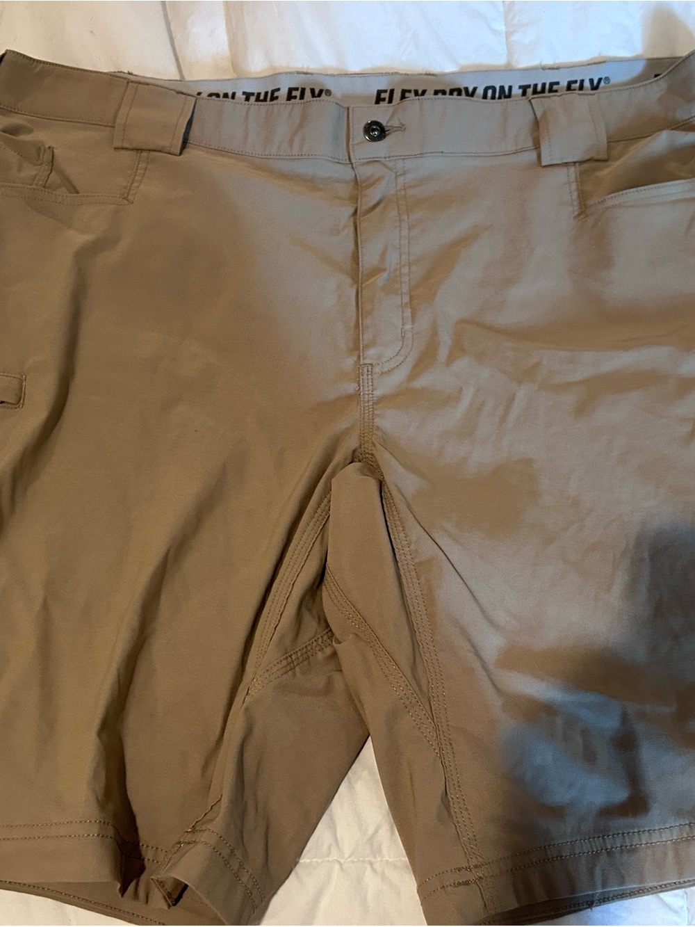 Duluth Trading Co Tan Flex-Ready Chinos